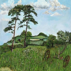 Bengrove Scots Pines - Framed oil on Canvas - 75cm by 99cm