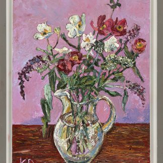 Glass Jug of Anemones