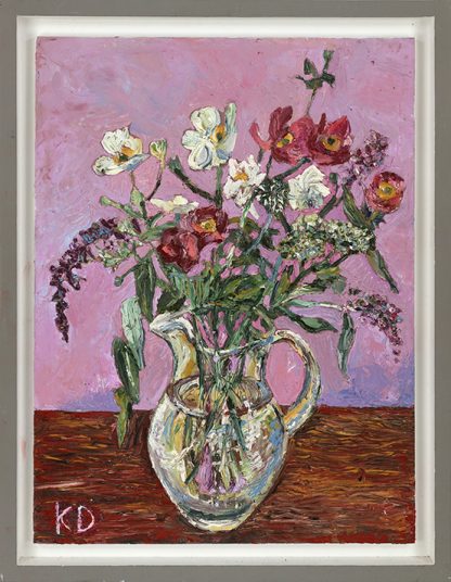 Glass Jug of Anemones