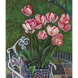 Pot of Tulips - Giclee Print